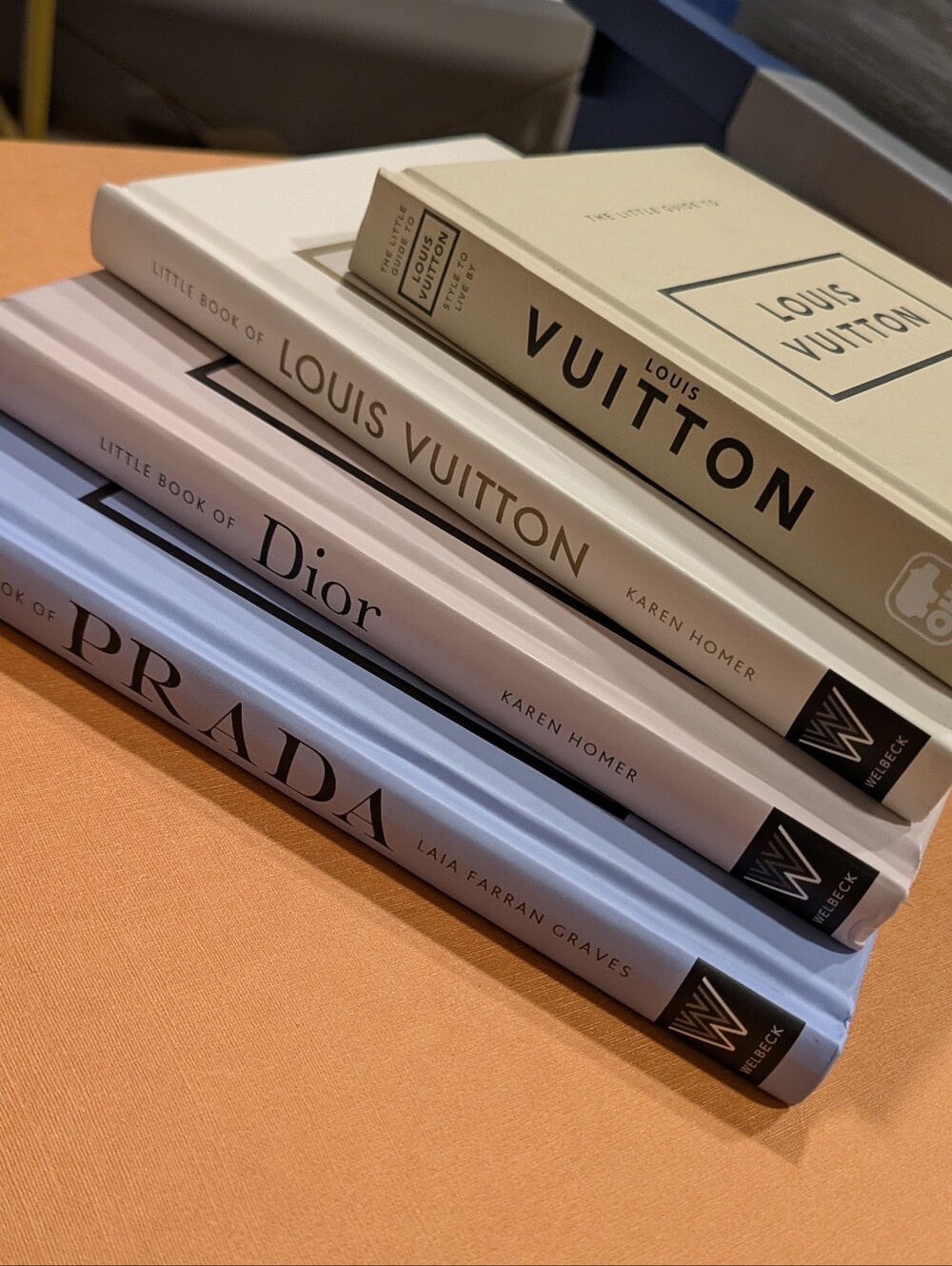 4 Little Books Of Louis Vuitton, Dior And Prada